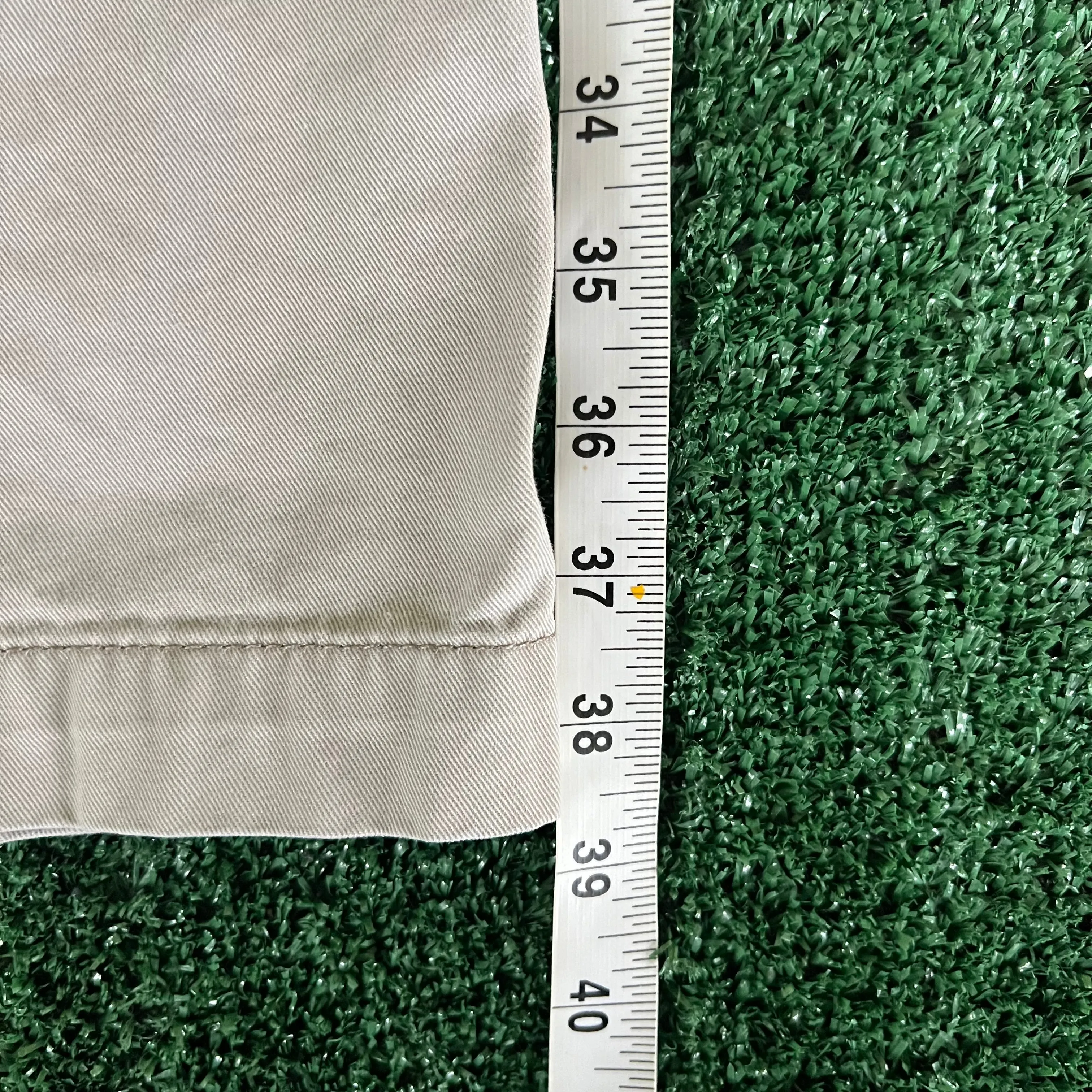 Y2K Old Navy Loose Baggy Wide-Leg Khaki Pants - 34x28" 21" Openings