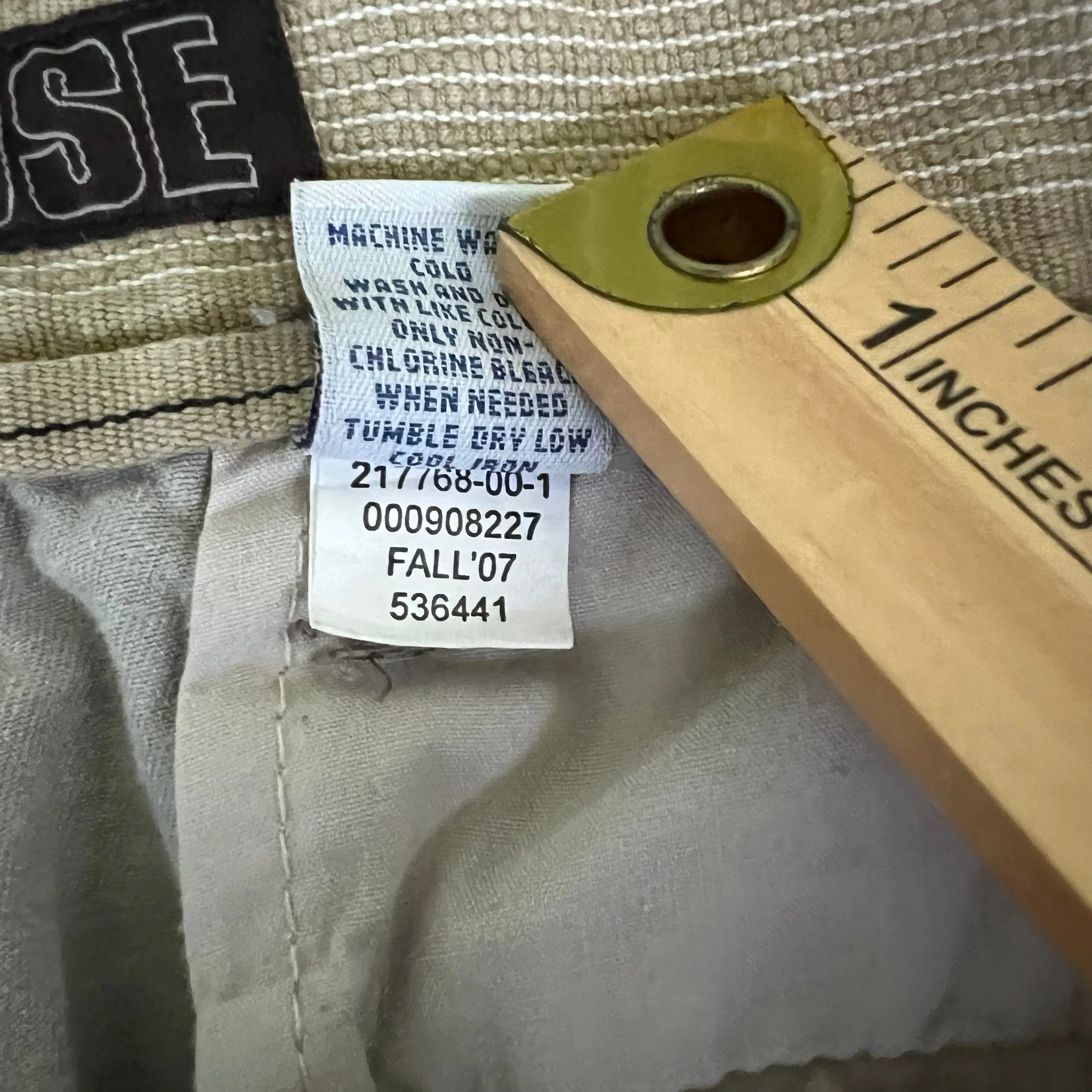 Y2K Old Navy Loose Baggy Wide-Leg Khaki Pants - 34x28" 21" Openings