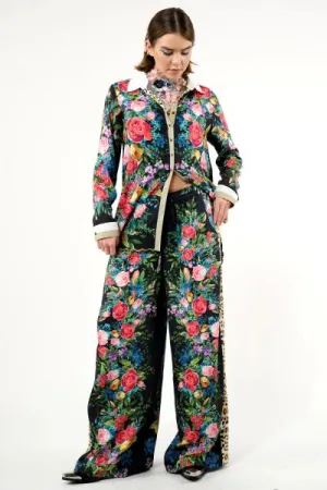 Zinnia Pants - Black Floral -